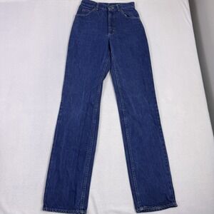 Vintage Lee Jeans Womens 9 Medium Blue High Rise Tapered Mom Made in USA 90s